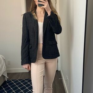 Blazer - Banana Republic- Size 6 - Dark Grey - Wool